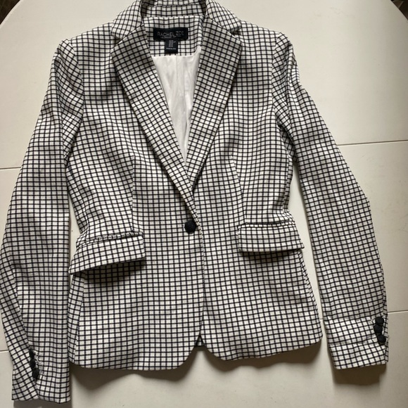 Rachel Zoe black and white blazer - Picture 1 of 3